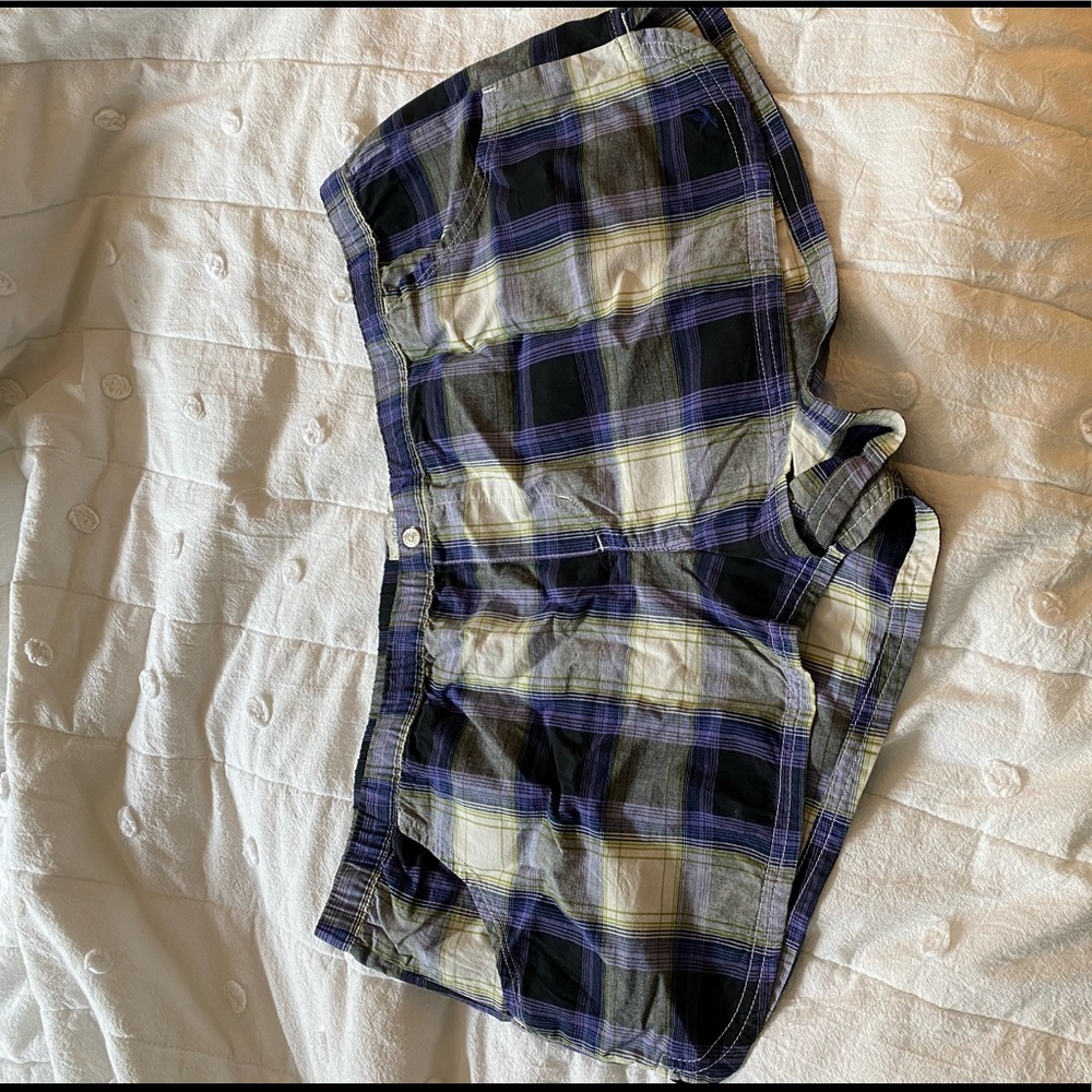 NWT Aerie plaid pajama sleep shorts